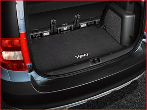 Автомобильный коврик в багажное отделение для Skoda Yeti